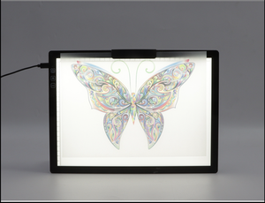 Tablette lumineuse <span class=keywords><strong>LED</strong></span> portable à piles avec gradation progressive et règle intégrée pour le dessin - Product Image 6