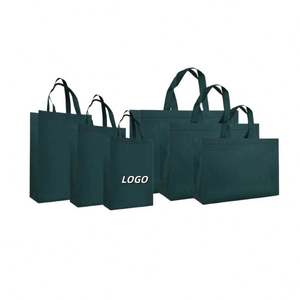 Bolsa de Compras Reutilizable Ecológica con Asas y Logotipo Personalizado, Bolsa de Regalo de Navidad, Bolsa Promocional para Compras Minoristas - Product Image 1