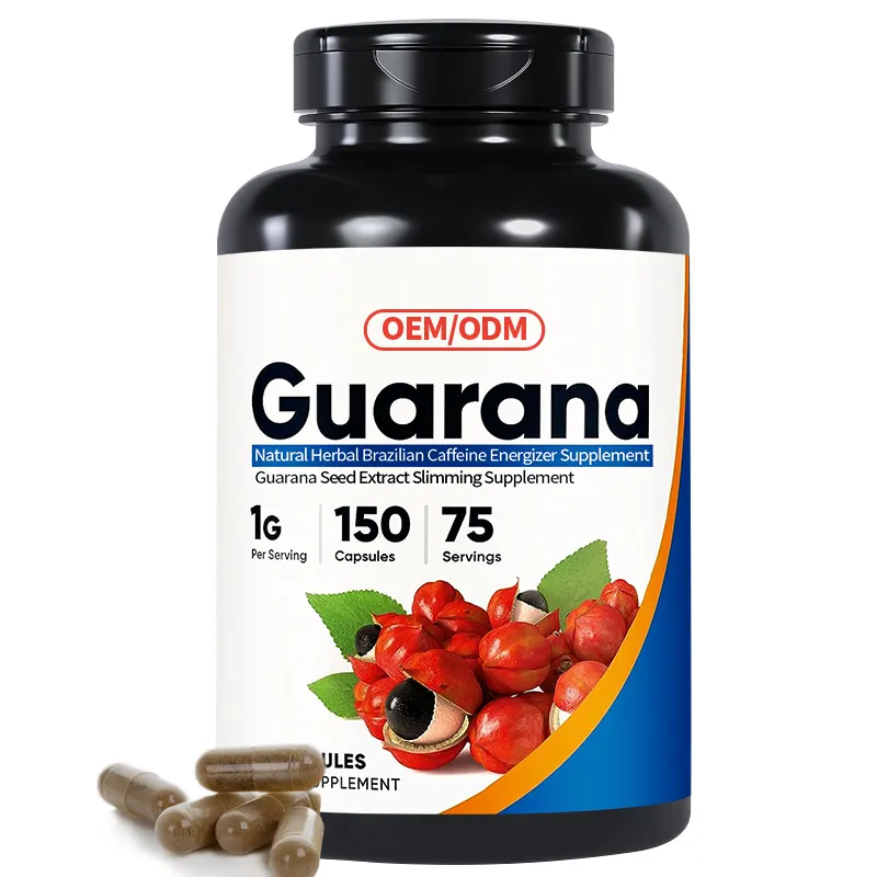 Best Selling Products 2023 OEM Private Label Emagrecimento Suplemento Suporte Para Promove Memory Improvement Guarana Capsules