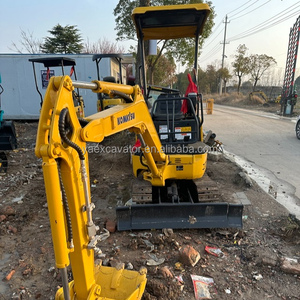 Excavadora compacta Komatsu PC18 de segunda mano, miniexcavadora usada de 1.8t con cabina abierta, maquinaria original de Japón. - Product Image 6