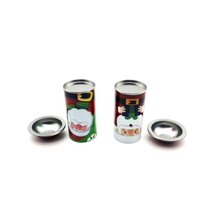 Boîtes rondes en métal personnalisées pour emballer des bonbons, des biscuits, des gâteaux, des cadeaux de Noël, boîte en métal pour ranger des objets - Product Image 6