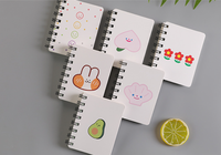Couverture de bloc-notes en spirale imprimée taille A7 petit mini cahier de poche mignon