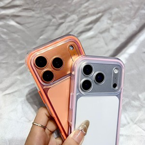 Funda de Teléfono Transparente de TPU Suave de Lujo para iPhone 18 17 Air 16E 15 14 13 12 11 Pro Max Plus, Color Caramelo, Protección de Cámara - Product Image 5