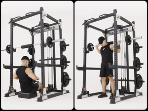 EM982B Home <strong>Gym</strong> Multi-Function Power Rack Smith <strong>Machine</strong> for Bodybuilding Durable Metal Material - Product Image 6
