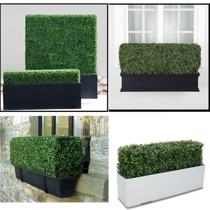 Painel <span class=keywords><strong>artificial</strong></span> para decoração, planta <span class=keywords><strong>artificial</strong></span> com cobertura de madeira, bonsai, verde, resistente a uv, faux, realista, decoração para casa, ar livre - Product Image 5