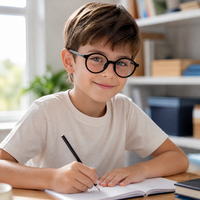 Montures de lunettes en silicone en gros pour le sport, lunettes anti-lumière bleue pour hommes, lunettes optiques.