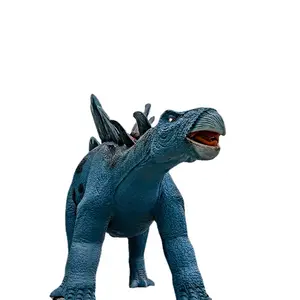 Figura de Animal de plástico Niño Dinosaurio Juguete Stegosaurus juguetes Caminar RC Dinosaurio con luces LED y sonido rugiente