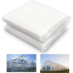 Film plastique pour serre 24 x 25 pieds, 6 mil, transparent, anti-goutte, résistant aux UV, épaissi, pour la construction - Product Image 3