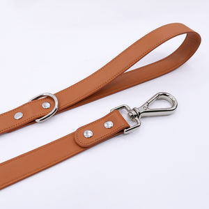 <span class=keywords><strong>Collar</strong></span> de correa de perro de macramé de Color personalizado de lujo de alta calidad suave ajustable acolchado cuero Nylon PU poliéster tejido a mano - Product Image 3