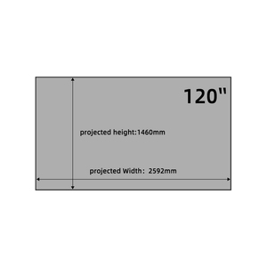 <strong>120</strong>-<strong>inch</strong> Picture <strong>Frame</strong> <strong>Projection</strong> <strong>Screen</strong> Fresnel Material Short Focal Length Anti-light Hard <strong>Screen</strong> - Product Image 6