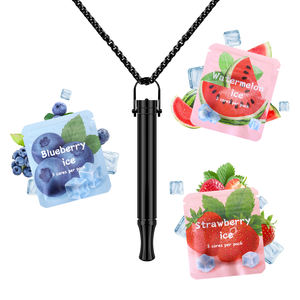 Alternatieve Gearomatiseerde Lucht Apparaat Aroma Moderne Kegel Rookloos Roestvrij Staal Stoppen Rook Inhalator Ketting - Product Image 2