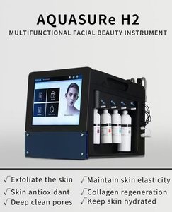Appareil de beauté pour le visage à jet d'eau oxygénée, peeling facial à oxygène, machine à ventouse pour le visage, machine de nettoyage du visage à jet d'eau oxygénée, en vente - Product Image 5