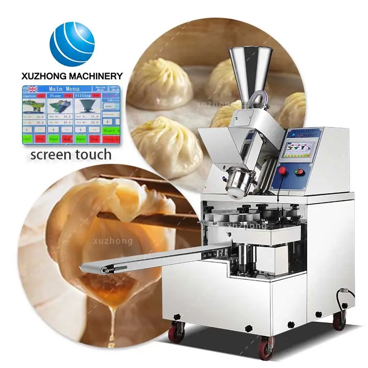 Stainless Steel Nepali Momo Making Machine Maker Automatic Bao Buns Soup Dumpling Making Machine Grain Product Making Machines