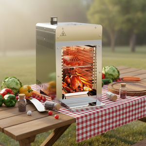 OEM Multifunctional Gas Charcoal <b>Bbq</b> for Outdoor Camping Steak Barbecue <b>Grilling</b> SRGG21707 Multifunctional Infrared Gas - Product Image 4
