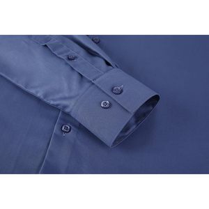 เสื้อเชิ้ตผู้ชายแบบสั่งตัด แขนยาว ผ้าสเตรช กันยับ สำหรับทำงาน - Product Image 3