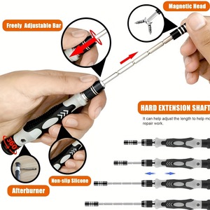 Juego <span class=keywords><strong>de</strong></span> Destornilladores Creationspace 117 en 1, Kit <span class=keywords><strong>de</strong></span> Herramientas <span class=keywords><strong>de</strong></span> Reparación Multifunción para Teléfono, Reloj, Computadora, <span class=keywords><strong>Mantenimiento</strong></span> Electrónico - Product Image 2
