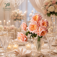 YM YM Künstliche Rosenblume Seidenrose Einzelner Stiel Langer Stiel Hochwertig für Hochzeits-Blumenarrangements Großhandel