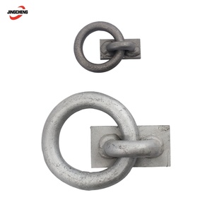 Plaque à œil en D soudée marine de type B, en acier forgé zingué, <span class=keywords><strong>ancre</strong></span> de levage D-Lug à charge nominale (WLL) pour pont de <span class=keywords><strong>bateau</strong></span> - Product Image 5