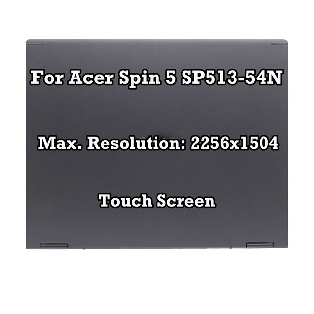 Laptop Replacement Screen for 13.5" Acer Spin 5 SP513-54N LED LCD Screen Touch Panel Assembly Display Complete