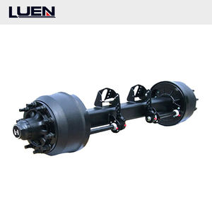 LUEN Nouvel essieu en acier de type américain pour <span class=keywords><strong>semi</strong></span>-remorques lourdes - Conception standard <span class=keywords><strong>américaine</strong></span> Capacité de charge de 16T et construction durable - Product Image 2