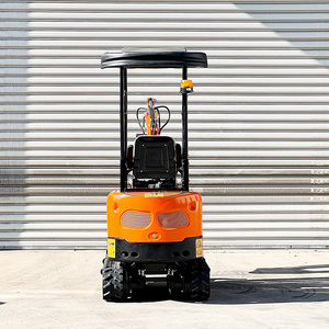 Mini Excavadora hidráulica de alta calidad, excavadora sobre orugas agrícola de 1,2 toneladas, maquinaria de movimiento de tierras, miniexcavadora - Product Image 3