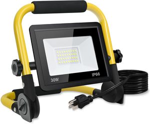 30W <b>LED</b> Work <b>Light</b> With Stand Portable Tripod IP65 Waterproof 5000K 3000LM for Outdoor Lighting WD-902 Tripod Work <b>Light</b> WD-902 - Product Image 1