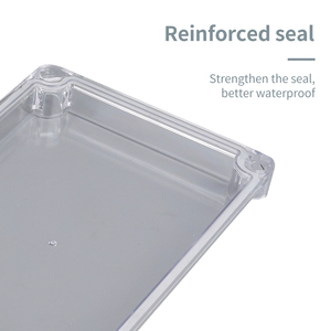 Tulabu nhựa không thấm nước hộp nối transparent100 * 100*75mm IP67 cho thiết bị điện tử & Thùng dụng cụ - Product Image 3
