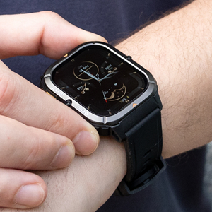 Montre connectée AGM W3 avec lampe torche LED, écran OLED 1,95 pouces, étanche 5 ATM IP68, pour appels, montre connectée carrée Android, montre de fitness, répondre aux appels - Product Image 2