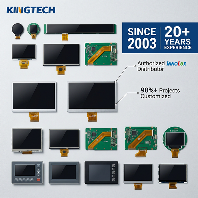 Kingtech OEM Displays 7.0" 8" 8.4" 10.4'' 12.1'' 12.1'' 15.6'' IPS RGB Industrial Control Medical Device TFT LCD Display Modules