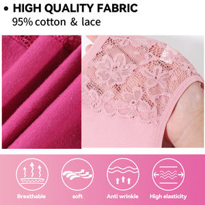 Culotte Gainante Morcoda en Coton et Dentelle de Haute Qualité Vente en Gros Échancrée Grande Taille Imprimée à Bas Prix Personnalisable avec Ouverture - Product Image 4