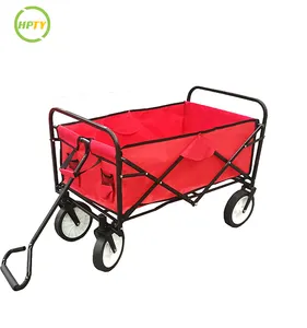 Chariot pliant H302 chariot chariot utilitaire extérieur pliable à grande roue robuste chariot de jardin pliable