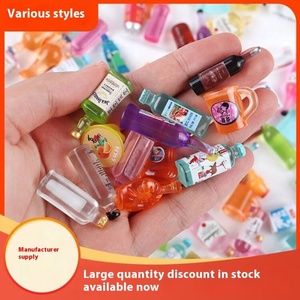 Nhà Máy Trực Tiếp Mini Rượu Vang Chai Nước Giải Khát Tự Làm Đồ Trang Sức Điện Thoại Di Động Trường Hợp Vẻ Đẹp Nhựa Đồ Trang Trí Nhân Tạo Đồ Chơi-Mini Thạch - Product Image 3