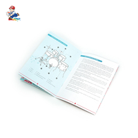 Feuille de spécifications en papier couché, estampage à chaud, reliure agrafée, impression offset pour feuilles de spécifications