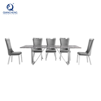 Meubles de salle à manger et de salon de luxe, ensemble de table et de chaises de salle à manger pour 8 personnes, grande table de salle à manger