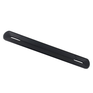 Organizador de oficina, ranura para bolígrafos de plástico, negro, antideslizante, accesorio de gestión de cables montado en la pared, forma rectangular - Product Image 1