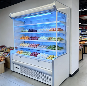 Congelador Comercial para Exhibición, Refrigerador Abierto Multideck para Supermercados con Cortina de Aire para Frutas y Verduras - Product Image 4