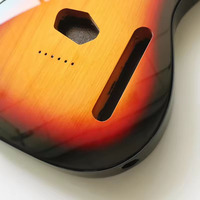 Wholesale Electric Guitar Bodies Finished Solid Wood 39 Inch Samples Available Color From Under Production Line