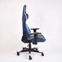Chaise de jeu ergonomique en cuir avec logo personnalisé, dossier haut inclinable, style course, fabricant en gros