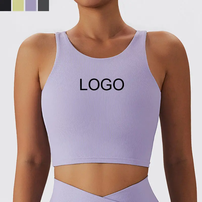Hot Selling Training Workout Fitness Sport Bra Seamless And Running Yoga Crop Top