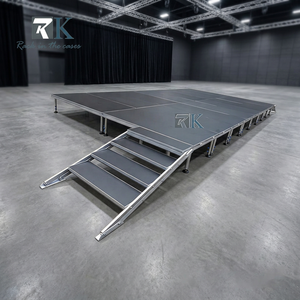 เวทีอลูมิเนียมปรับระดับได้สำหรับงานเทศกาล งานแสดงสด และงานปาร์ตี้ - Product Image 1