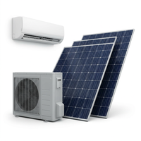 Climatiseur solaire robuste 12K BTU avec fonctions de refroidissement/chauffage pour les régions désertiques et à haute température de 15x25 pieds