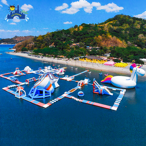 Parc aquatique <span class=keywords><strong>gonflable</strong></span> géant commercial d'été Lilytoys, parc aquatique flottant en <span class=keywords><strong>eau</strong></span> de mer, <span class=keywords><strong>parcours</strong></span> d'obstacles flottant en plein air - Product Image 5