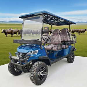 Carrito de golf turístico a batería con marco amortiguador para atracciones turísticas grandes y viajes diarios - Product Image 5