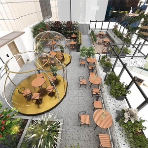 Modern Iron <strong>Chair</strong> <strong>Stackable</strong> Metal Seating for Outdoor <strong>Garden</strong>, Patio, Hotel, Home Heavy Duty Space Saving Design - Product Image 1