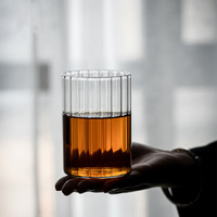 Gobelet à jus, lait, eau, en verre borosilicate transparent, personnalisable ODM/OEM, avec logo, classique, unisexe, Vasos Con Logo