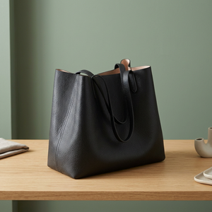Bolso de Mano de Cuero Genuino para Mujer, Impermeable, Casual, con Correa de Hombro Cruzada, Ligero, Duradero, con Capacidad de 3L+, Superventas - Product Image 5