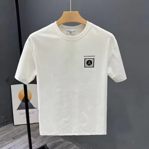 Camisetas Extra Grandes para Hombre 100% Algodón al por Mayor, Camisetas Blancas de Alta Calidad, Camisetas Personalizadas por Sublimación para Hombre, Camisetas Lisas para el Verano - Product Image 5