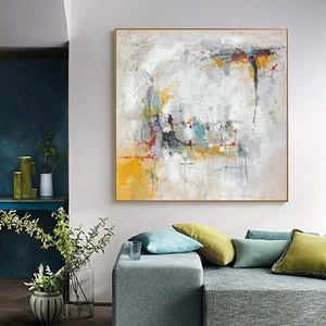 Grande <span class=keywords><strong>arte</strong></span> <span class=keywords><strong>contemporanea</strong></span> della parete unico fatto a mano astratto Cuadros acrilico Decor opere d'<span class=keywords><strong>arte</strong></span> tela <span class=keywords><strong>pittura</strong></span> a olio per soggiorno - Product Image 4