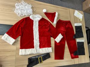 ODM vente en gros de tissu lourd de haute qualité <span class=keywords><strong>Costume</strong></span> de père Noël pour hommes <span class=keywords><strong>Costume</strong></span> de père Noël adulte chaud - Product Image 5