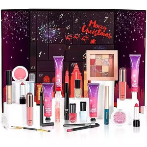 Paquete de Regalo de Cuenta Regresiva Navideña HMU Calendario de Adviento de Belleza de 24 Días Kit Completo de Maquillaje Caja Sorpresa de Cosméticos Caja Misteriosa - Product Image 4